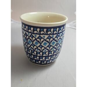 Polish Pottery 12 oz. Mug – Handcrafted Boleslawiec Stoneware #489